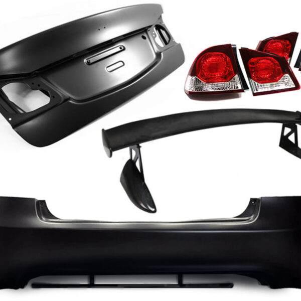 06-11 Honda Civic FD2 JDM Mugen GT Rear End Conversion Kit Complete