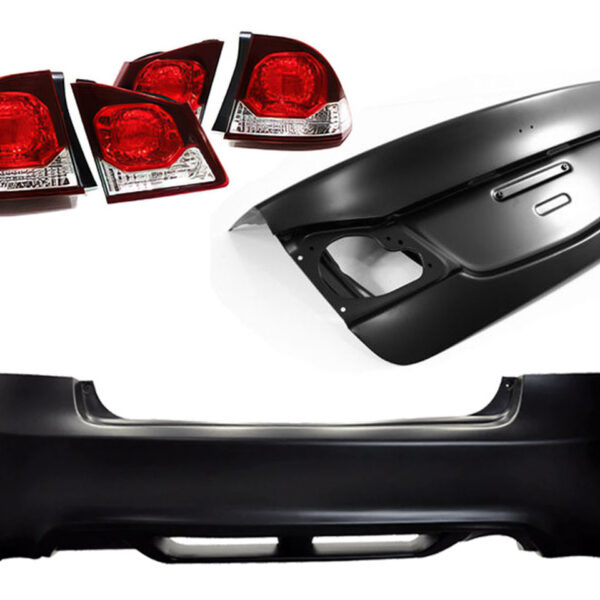 06-11 Honda Civic JDM Full FD2 Type-R Rear Conversion Kit | Trunk Tails & Bumper