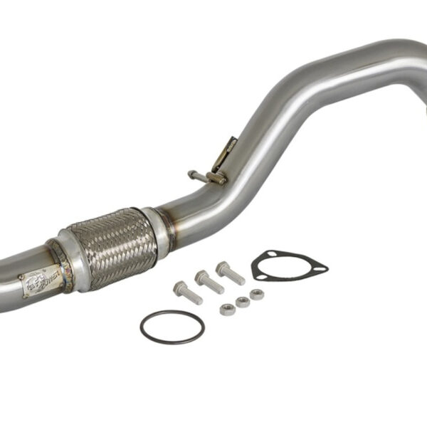 aFe Power Elite Twisted Steel 16-21 Honda Civic I4-1.5L (t) 2.5in Rear Down-Pipe Mid-Pipe