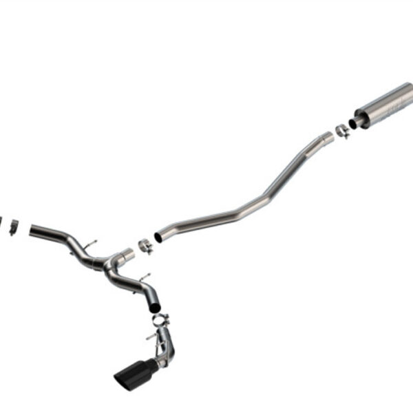 Borla 2023 Integra/22-23 Civic Si 1.5L 4 CYL. MT FWD 4DR 2.50in S-Type Catback Exhaust Black Chrome