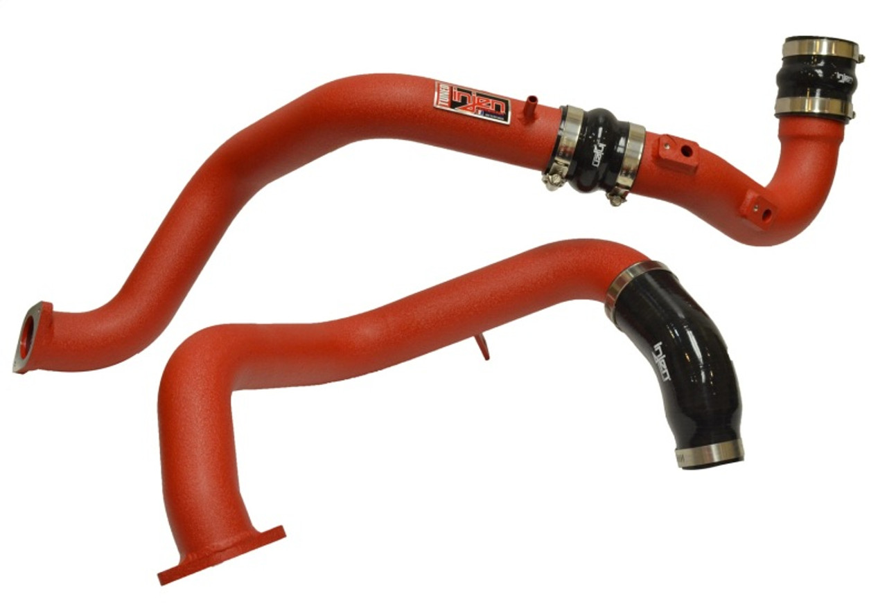 Injen 16-19 Honda Civic 1.5L Turbo Aluminum Intercooler Piping Kit - Wrinkle Red