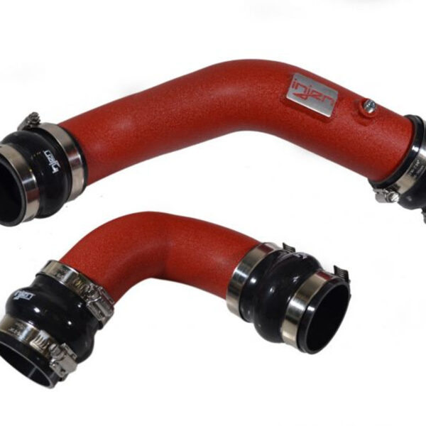 Injen 17-19 Honda Civic Type-R Aluminum Intercooler Piping Kit - Wrinkle Red