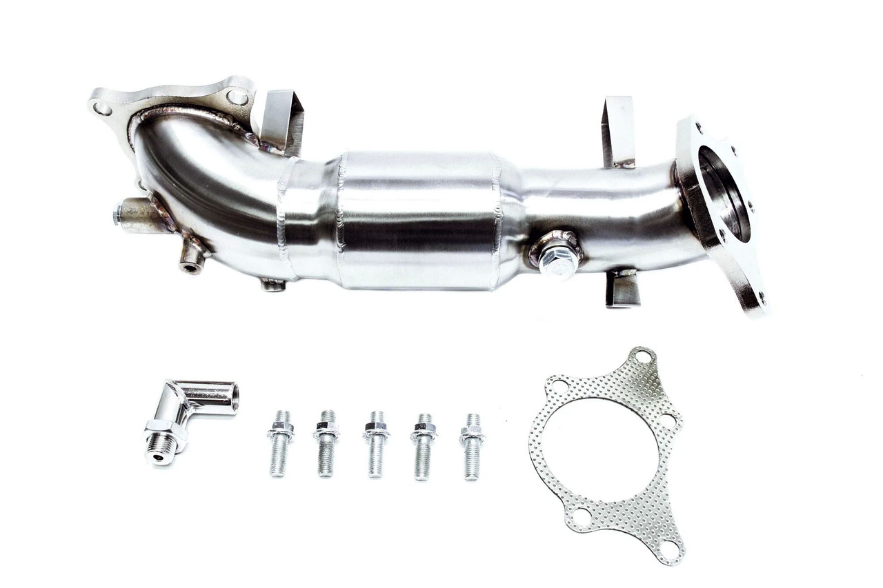PLM 2017-2021 Civic Type-R Downpipe w/ High Flow Cat FK8