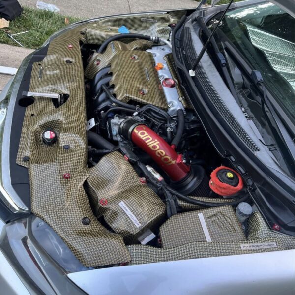 Password JDM Kevmannz Engine Bay Cover Set for 2012–2013 Honda Civic Si (K24)