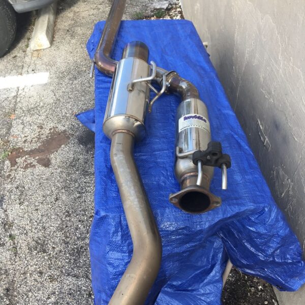 Invidia N1 Exhaust  3” Burnt Tip – FG2 Honda Civic Si Coupe (2006–2011)