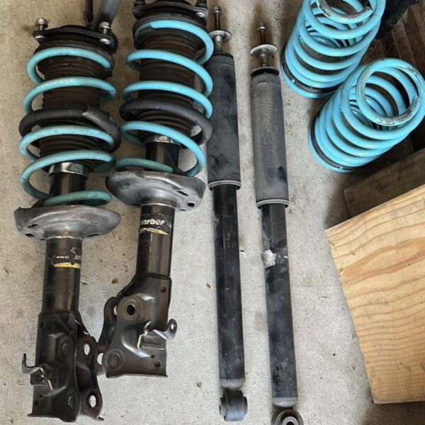 OEM Struts + Godspeed Traction-S Lowering Springs for 2006–2011 Honda Civic
